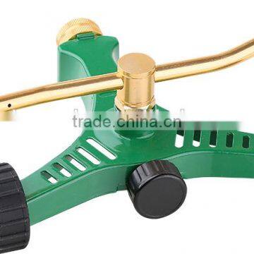 top quality seller product 2-arm metal sprinkler with wheel base