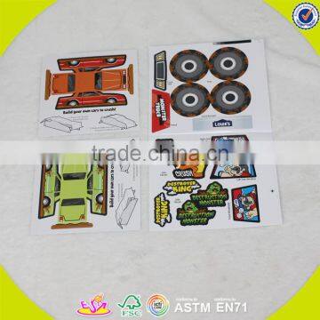 2017 New Products Educational Wooden Kids Diy Toy W03B051 photo-3