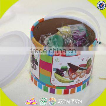 Wholesale Baby Wooden Fruit Cutting Toy, DIY Kids Wooden Fruit Cutting Toy, Role Play Children Wooden Fruit Cutting Toy W10B114 photo-4