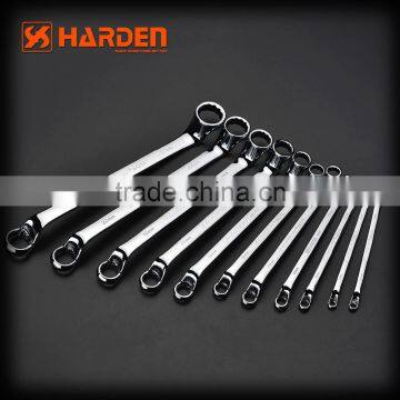 Professional 11PCS CRV Adjustable Ring Wrench Set