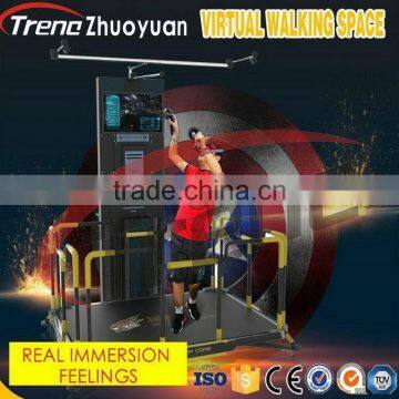 Walking platform with VR shooting 9D Fire gun games