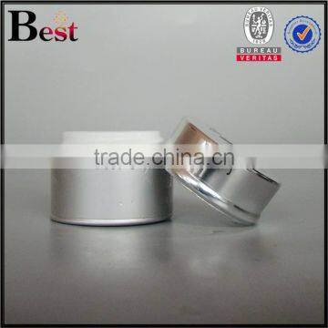White Silver Red Blue Yellow Black Glass Aluminum Jar Aluminum Cream Jar Cosmetic Metal Container photo-2