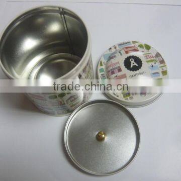 Round Tea Canister With Inner Lid/Knot photo-3