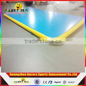 Hot sale inflatable gymnastics mat air track for gym air tumble track for sale