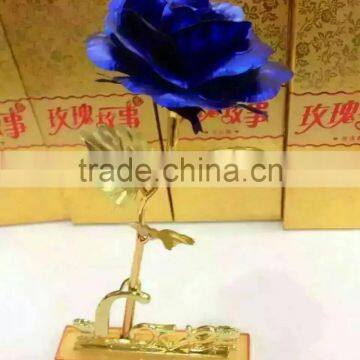 Goldleaf Rose Artificial Flower Wholesale for Valentine's Gift photo-3