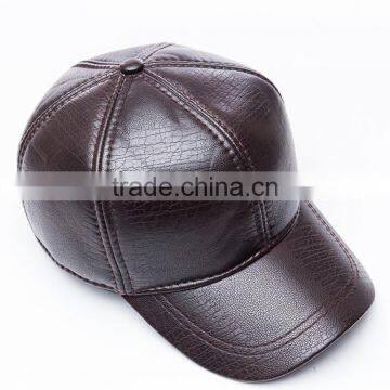 2017 custom leather baseball cap and hats