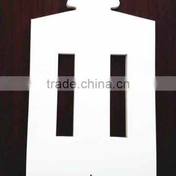 High Quality 350gsm Double White Shirt Collar Back Cardboard