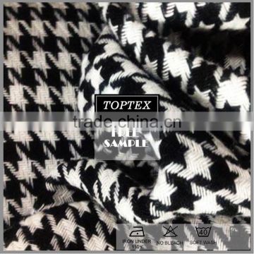 woven style 100% cotton houndstooth fabric