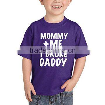 Mommy and me Kids t Shirts Custom 100% PreShrunk Cotton Blank Plain t Shirt Wholesale photo-3