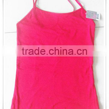 Women's fashion cotton slip Shoulder Camisole/tank top