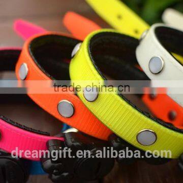 2015 New Design LED Flashing Dog Collar 6 PCS Diamond Amazing Beautiful Pet Collar photo-5