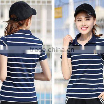 Hot sale Top fashion design Professional factory Jiangxi China customized Polo t-shirts ladies