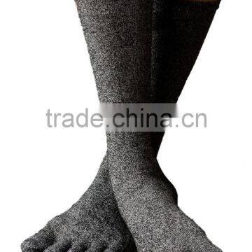 Copper Bamboo Athlete's Foot Control Toe Sock (Black)