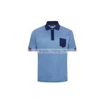 Promotional High Quality 100% Cotton Blank Short Sleeve Pure Color Polo Shirts With Pockets photo-6