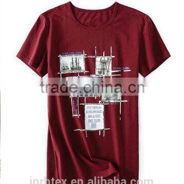 Custom silk screen printng t-shirt made in China
