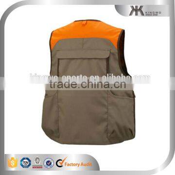 Winter New Trend 100%poly Multi-pocket Plus Size Man Vest photo-2