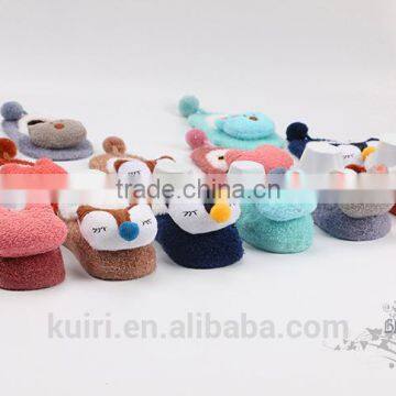 New Design Coral Fleece Cute Cartoon Baby Socks Soft Animal Pattern Boys Girls Floor Baby Socks photo-4