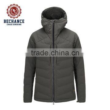 2017 men ski down jacket with hood for winter