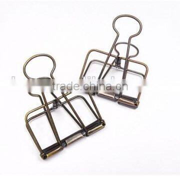 Gold /Rose Pink /Silver Wire BInder Clip photo-2