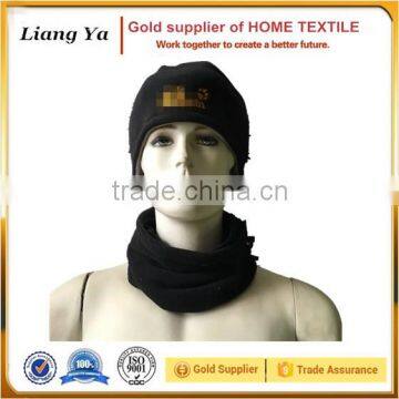 knitting machine polar fleece headband/neck warmer/beanie hat