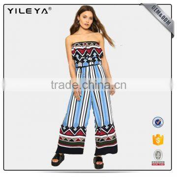 2017 Summer Strapless New Style Sleeveless Casual Fashion Jumpsuit for Women photo-4