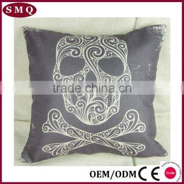 Design Backrest Skull Cuddle Pillow Cover photo-4