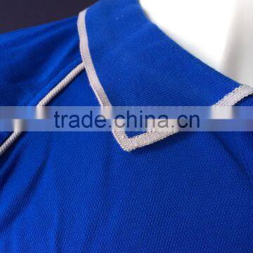 Contrast Mens Short Sleeve 50% Polyester 50% Cotton Cheap Australia Polo Shirt photo-4