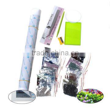 New Design Rhinestone White Tiger Pattern Cotton Embroidery DIY Kit Diamond Painting photo-2