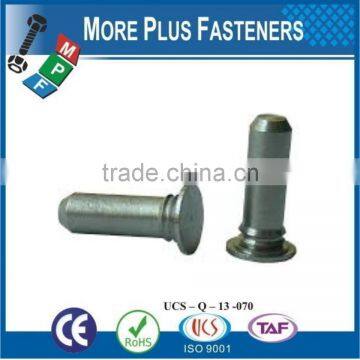 Made in Taiwan Flush Mounted Head Unthreaded Stainless Steel Self Clinching Pin photo-3