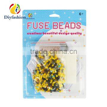 Diyfashion 5mm Mini Hama Perler Beads Set With Pegboard Iron Paper and Twezzer Fuse Beads Toys for Kids 18017 photo-2