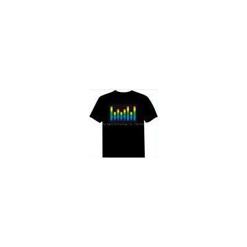 Starry-light Music Activated Flashing EL T Shirt