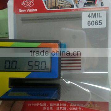 S6065 4Mil 60% Vlt 65% IR Protective Window Glass Tinted Car Window Security Film Black Gray photo-4