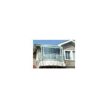 12mm Decorative Curved Tempered Glass Clear / Tinted For Architectural Windows