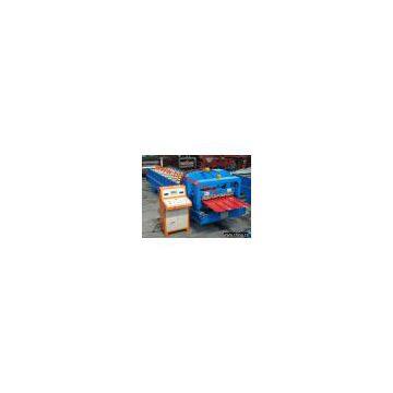 Glazed tile forming machine