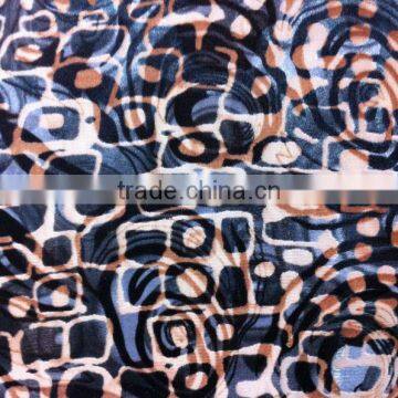 super acrylic velvet print fabric