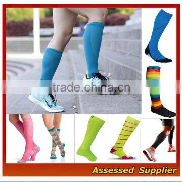 Hot Selling 2017 Amazon Graduated Compression Sock Sport Compression Sock Compression Running Sock Lumi064