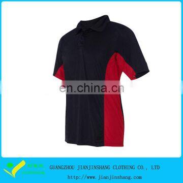 New Arrival Man's Dri Fit Spandex Contrast Panels Golf Shirts