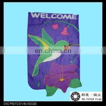 Digital Printing Embroidered Flag Banner