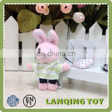 Pink Rabbit Mini Stuffed Animal Wholesale Cheap Custom Keychains For Girls photo-6
