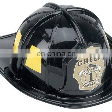 The best selling black fireman helmet childrens plastic toy CH2078