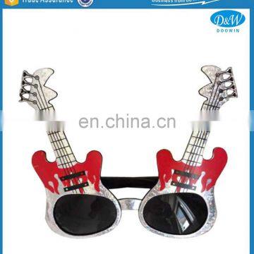 Fancy Costume Cosplay Guitar Shape Party Glasses