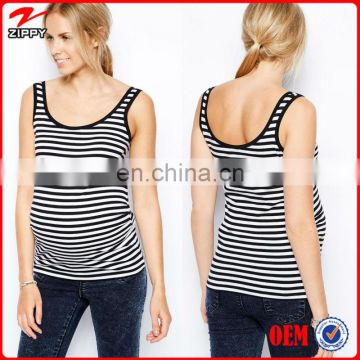 2014 New Fashion Sexy Summer Stripe Maternity Vest Tops