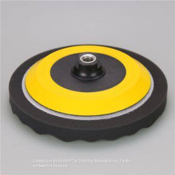 Car Care& Clean Polishing Sponge Flat Foam Pad Wave for Finishing photo-3