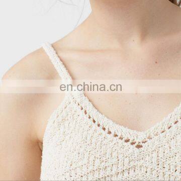 China Bulk Wholesale Clothing Ladies New Design Fashion Crochet Top photo-4