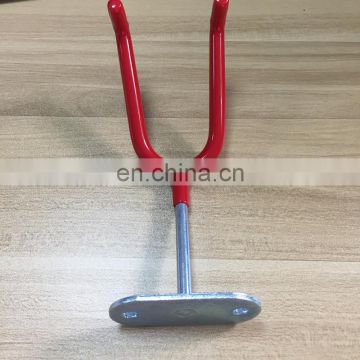 spray gun holder stand red rubber coat metal body