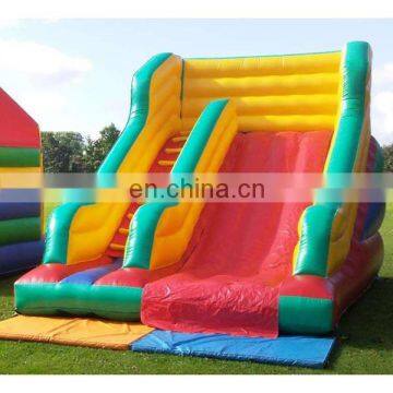 Promotional fashion funny kids bouncy slide inflatable giant water slide