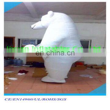 Wedding Mascot Inflatable Ice Bear Costume photo-3