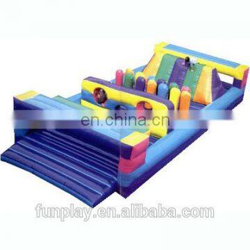 HI China Funny Game 0.55mm PVC kids inflatable obstacle course,cheap inflatable obstacle for sale,inflatable game toys for kids