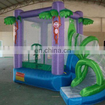 Newly Designed colorful inflatable bouncer with slide