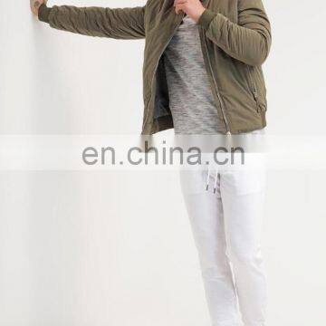 Custom Design Men Polyester Cotton White Ankle-length Tracksuit Buttoms Pants Wholesale photo-2